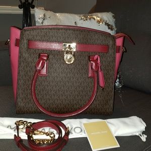 Michael Kors Hamilton Logo Satchel